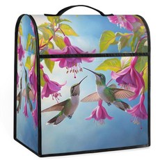 주방 보조 믹서 커버 벌새 꽃 스탠드 5-8쿼트 틸트 헤드 커피 메이커 더스트 커버와 호환 내구성 있는 접이식 세탁 가능한 액세서리 b-3, B-Lemon