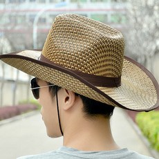 남성페도라모자테두리색상랜덤