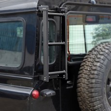 Land Rover Defender 1996-2016용 접이식 리프팅 가능 알루미늄 지붕 사이드 클라이머 사다리, 01 빠른