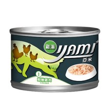 YAMI YAMI 亞米亞米 雞湯大餐貓罐頭 170g 主食貓罐 濕糧, 24個, 鮮嫩雞肉