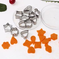 PS樂 不鏽鋼餅乾模具 心型花型蔬菜水果切花模具 多款造型烘焙餅乾輕鬆做, 1個, Silver