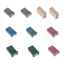 15A 20A 25A 30A 40A 32V 미니 자동차 MCASE 모양 카트리지 퓨즈 키트(10개들이 팩), 10 Mixed fuses