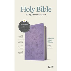 (영문도서) KJV Premium Value Thinline Bible Filament Enabled Edition (Red Letter Leatherlike Garden L... Imitation Leather, Tyndale House Publishers, English, 9781496460530