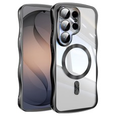 디상커 갤럭시 S26 울트라 카메라 보호 맥세이프 웨이브 투명 휴대폰 케이스 렌즈 완전보호