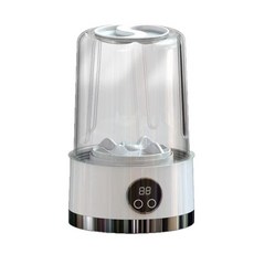 肥婆奶奶 洗內褲機 洗襪子機 迷你清洗杯 USB旋轉清潔器 微型旋轉清潔機 居家小件洗滌器 旅行用隨身潔衣機 洗襪杯, 白色, 1個