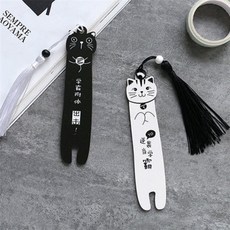 담아올림 고양이책갈피 예쁜고양이책갈피, 블랙