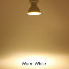 디밍이 가능한 GU10 LED 스포트라이트 전구 24도 빔 각도 COB 7W 차가운 따뜻한 흰색 홈 장식용 할로겐 램, 02 GU10 COB 110V_02 아니다, 01 웜 화이트