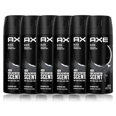 AXE 데오드란트 악스 바디 스프레이 블랙 150ml x6개, 6개