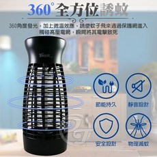 羅蜜歐 RL-118電擊式捕蚊燈 超靜音電擊認證標準 整組RL-118