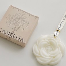 山茶花擴香石香氛片 衣櫥車用芳香 英國梨小蒼蘭香氣, 1個, 白色山茶花（英國梨小蒼蘭）