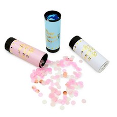 JT 웨딩 꽃가루 폭죽 행사용폭죽, 화이트