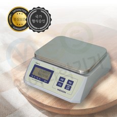 WBW SERIES 어댑터 포함 정밀 디지털 저울 전자저울 업소용, 1개, WBW-6 (6kg)