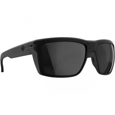 SPY Helm 2 선글라스 매트 블랙 해피 그레이 그린 편광 렌즈 + 케이스 블랙 One Size