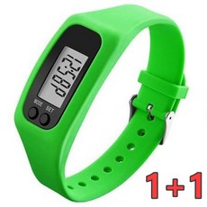 이음모음 손목 시계 만보기, 프리미엄 그린