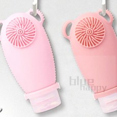 파란행복 파란행복 실리콘 소분통 여행용샴푸용기, 바디 핑크