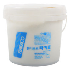 테라코 경량 퍼티 핸디코트 라이트 4kg, 1개