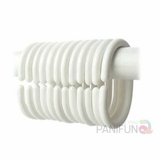 틴틴 C형 커튼링 화이트 12개 샤워커튼걸이 커튼고리 커튼부자재