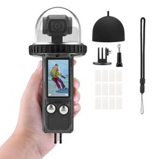 WEWOGA Osmo 포켓 3 40M/131FT 수중 다이빙 케이스 보호 쉘 DJI 방수 액세서리와 호환 - 블랙