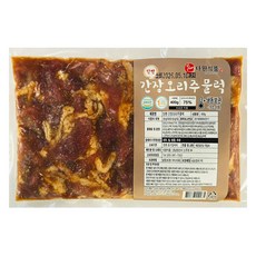 국내산 무항생제 간장 오리주물럭, 2개, 400g