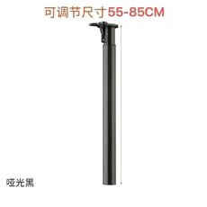 조절 가능한 캠핑용 검정색 원형 5695CM (비접이식) 테이블, C. 접이식 55-85cm 블랙, 1개