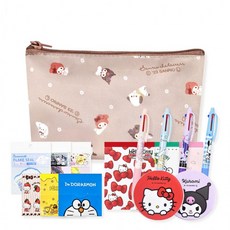 코코아 중형 파우치 이너백 다용도 멀티 필통 화장품 수납백 여행용, 1개