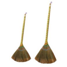 CH 롱빗자루 갈대 긴 실외 업소용 매장 청소 85cm, 1개