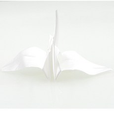 마술 도구 종이학 접기 로맨틱 고백 마술 소품 빨강 흰색 검정, 1개, 하얀색