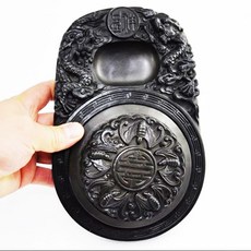 벼루 서예 돌벼루 지필묵 A모델 서예용품 동양화 문방사우, 1개