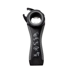 DFMEI 不鏽鋼省力擰蓋器神器開罐器開瓶器玻璃罐頭開蓋器擰瓶蓋器旋蓋器, 1個, 黑色五合一開瓶器(PP袋裝):如圖