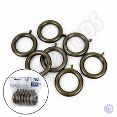 황동 커텐고리 커텐링 대 7p 커튼고리링 커튼링40mm, 1개