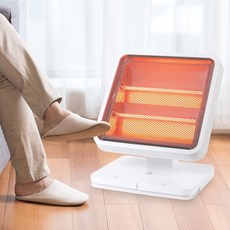 [웰스온] 풋터치 전기스토브 히터 사무실 발난로, 상세 참조, 1개