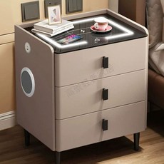 Haeif 무선충전 블루투스 2추 l 침대협탁 미화이트 스피커 USB 조립식, 1개, A. 기본 404550