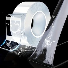 1-10M 나노 양면 접착 테이프 초강력 방수 투명 Traceless 재사 가능한 장식 스트립, 02 10M (10Rolls), 01 5cm