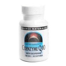 SOURCE NATURALS 輔酶 Q10 與 Bioperine, 30顆, 1罐