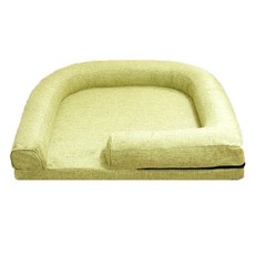 寵物圓床貓窩 貓咪沙發床加厚睡墊 狗窩貓床, 1個, 綠色