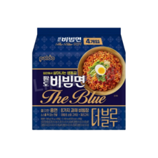 팔도비빔면 더블루 135g, 4개