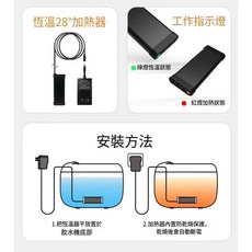 恆溫貓咪寵物飲水機 USB接口 大容量自動恆溫器, 1個, 馬達