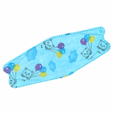 韓版KF94 魚型口罩-兒童【Y9920】, 進口魚型藍熊貓兒童, 1個, 10片