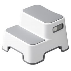조이로이 논슬립 미끄럼방지 다용도 2단 디딤대, 그레이, 1개
