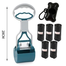 【台灣熱銷Top1】 【摺疊狗狗拾便器】外出遛狗不髒手 撿便器狗屎夾子家用 便攜鏟屎神器 衛生設計 禮物推薦 寵物清潔, 小號優雅綠（套餐二）, 1個