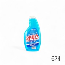 WL 윈덱스 유리세정제 500ml X 6개 리필용 자동차유리 유리창청소 거울세정제 유리세제_ 2027546745EA