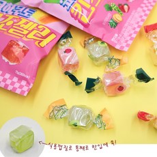 코하쿠토 킨조젤리 75gx12봉 1통 보석 사탕 젤리 낱개포장 유치원 어린이 답례품 간식 파티, 1세트, 900g