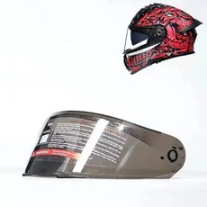 藍騎士 灰騎士 頭盔鏡片 機車騎士替換鏡片 防風防沙耐用型, 茶色, 1個