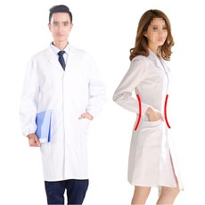 실험복 가운 의사 화학 실험 영양사 약사 병원 대학생, 여자