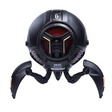 그라바스타 마스 프로 블루투스 스피커 딥 베이스 라우드 스테레오 사운드 15시간 재생 시간 6개의 RGB 조명 듀얼 페어링 가정 야외 파티 캠핑 가정용 휴대용, Black