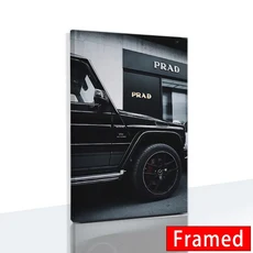 쿠쿠스토어 검정과 흰색 도시 거리 포스터 액자 포함 북유럽 스타일 캔버스 그림 벽 장식 홈 데코 아트, 04 20x30cm No Frame, 07 P8, 1개