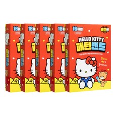 아텍스 더밴드 헬로키티 캐릭터 키즈밴드 표준형, 16p, 5개