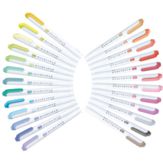 마일드라이너 형광펜, 블루그린, 10개