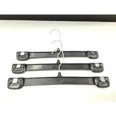 클립 집게바지걸이 미끄럼방지 논슬립옷걸이, 블랙, 30개