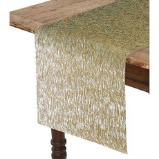 Chilewich Metallic Lace 金屬蕾絲系列桌旗 36x183cm, 金色, 1個, 36 x 183 cm